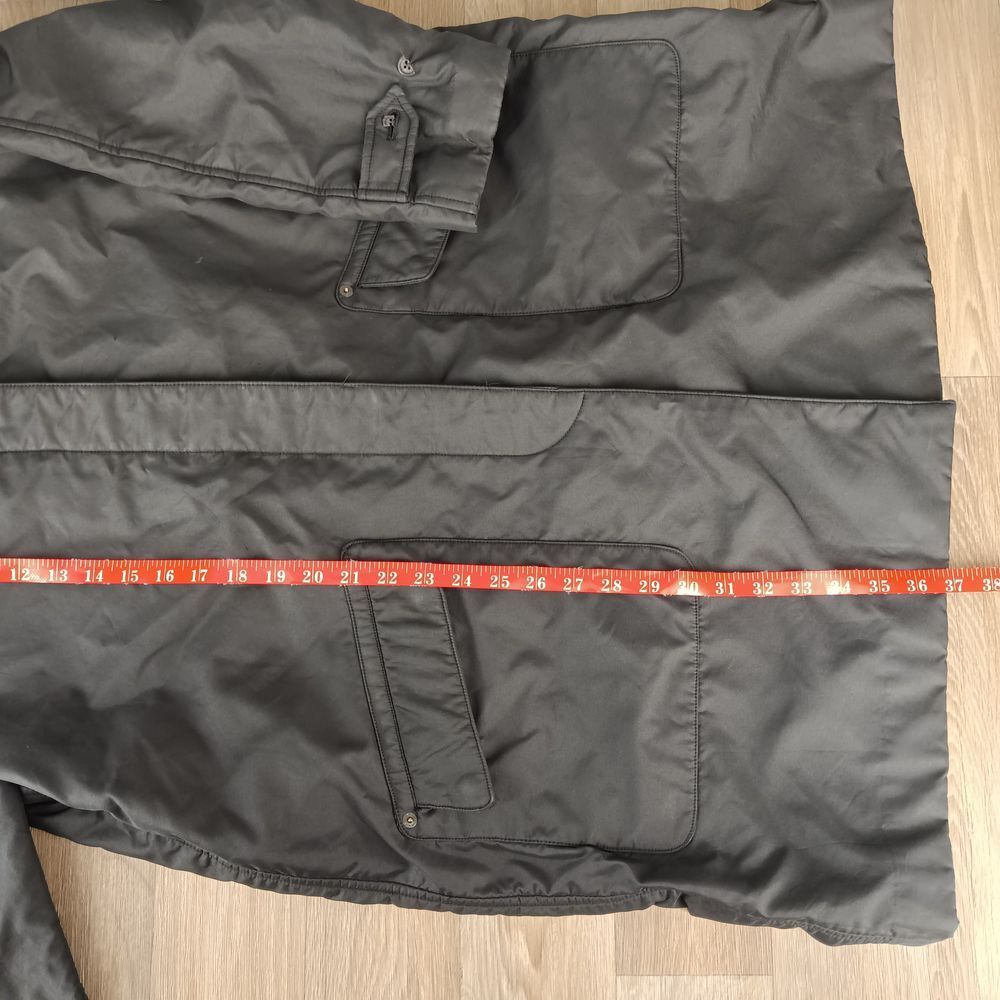 Lauren Ralph Lauren Women's Large Long Winter Coat Fleece Lined‎ Outerwear Black - Picture 8 of 9